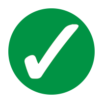 a picture of a green tick